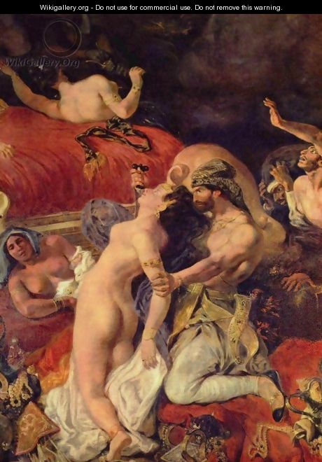 Death of the Sardanapal (detail) - Eugene Delacroix