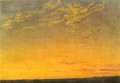 Evening with clouds - Caspar David Friedrich
