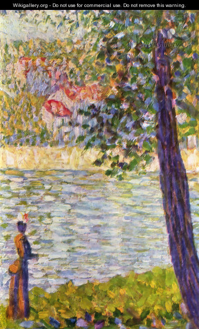The Seine with Courbevoie - Georges Seurat