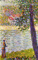 The Seine with Courbevoie - Georges Seurat