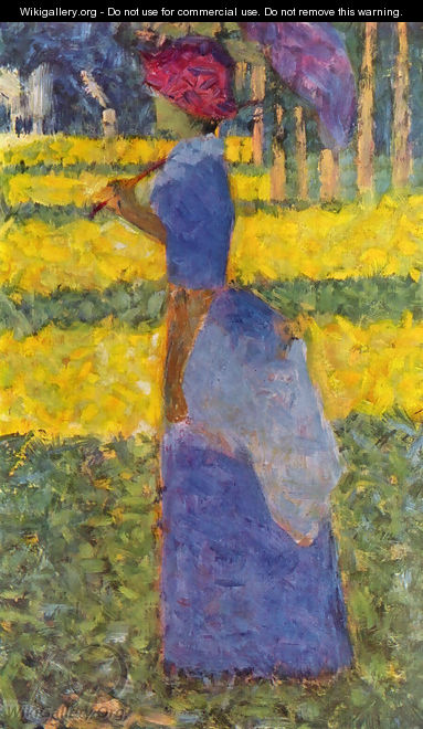 woman with umbrella - Georges Seurat