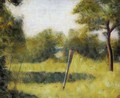 The Clearing (Landscape with a Stake) - Georges Seurat