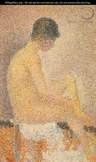 Side seated model - Georges Seurat