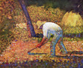 Peasant with a Hoe - Georges Seurat