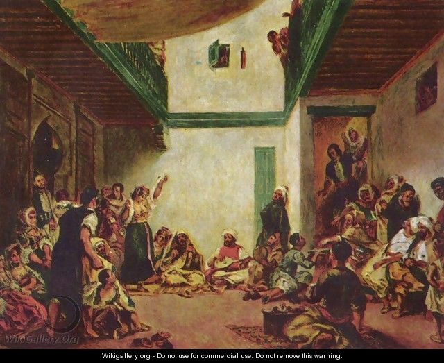 Jewish wedding (after Delacroix) - Pierre Auguste Renoir