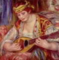Woman with a mandolin - Pierre Auguste Renoir