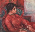 Woman in armchair - Pierre Auguste Renoir
