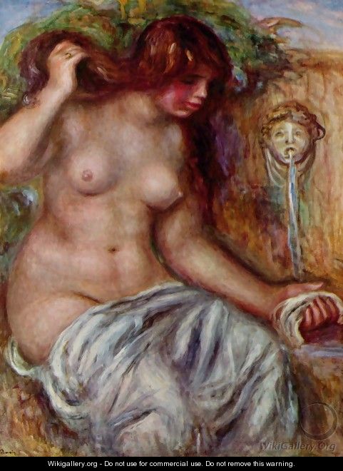 Woman at the Well - Pierre Auguste Renoir
