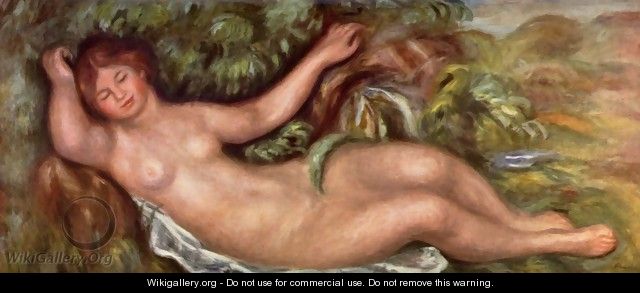 Reclining Nude - Pierre Auguste Renoir