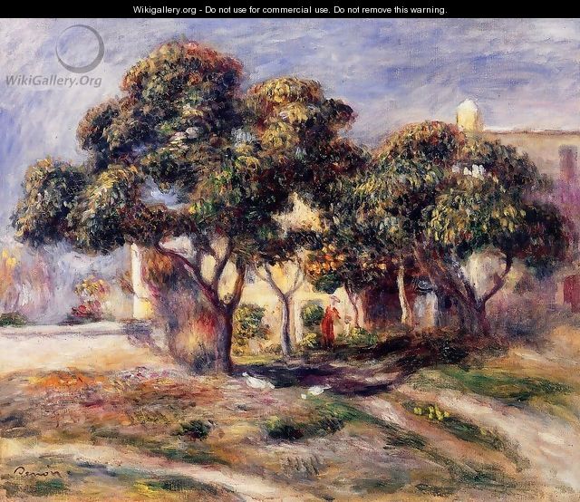Medlar Trees, Cagnes - Pierre Auguste Renoir