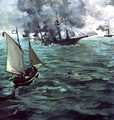 The Battle of the Kearsarge and Alabama - Edouard Manet