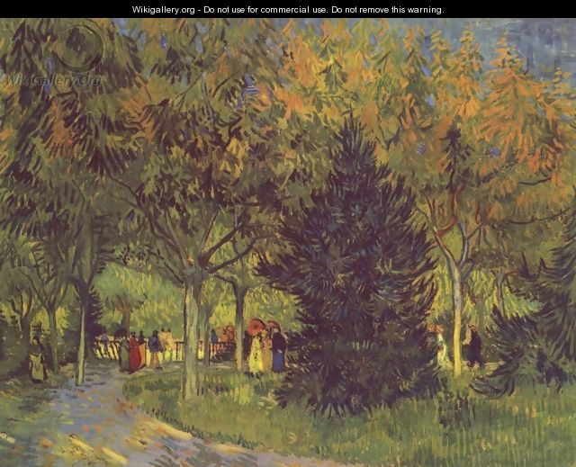 the park street - Vincent Van Gogh