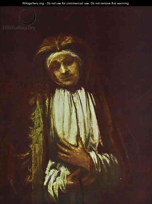 Portrait of an Old Woman 1 - Rembrandt Van Rijn