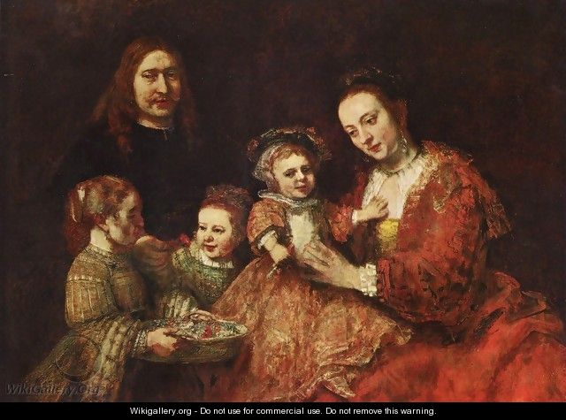 Portrait De Famille,brunswick 1669 - Rembrandt Van Rijn