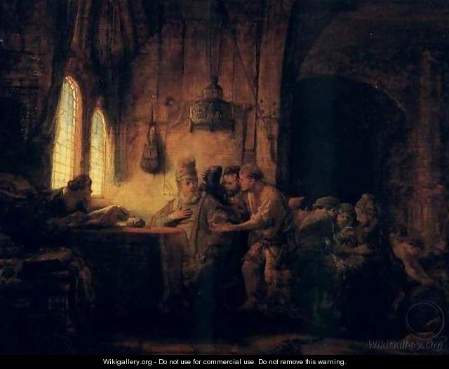 Parabole Des Ouvriers De La Onzieme Heure,st Peters~ea5 1637 - Rembrandt Van Rijn