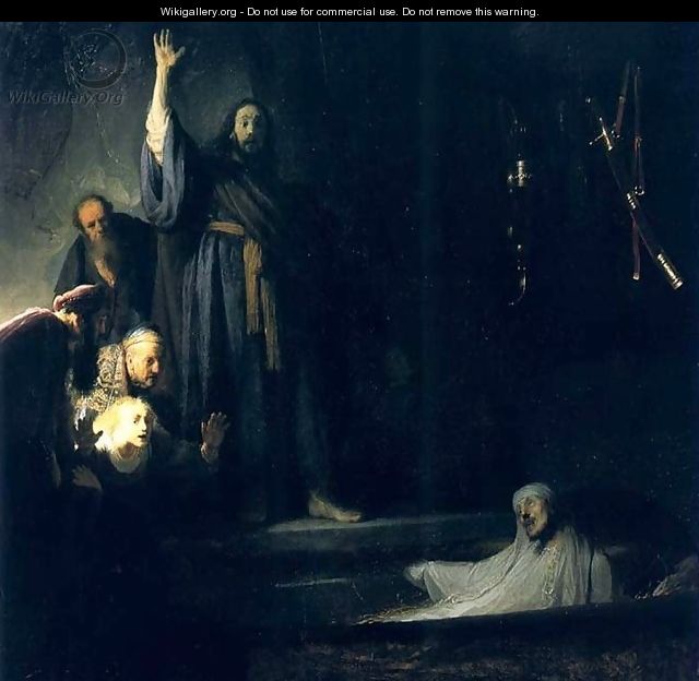 La Resurrection De Lazare,los Angeles 1631 - Rembrandt Van Rijn