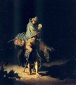 La Fuite En Egypte,tours Mba 1627 - Rembrandt Van Rijn