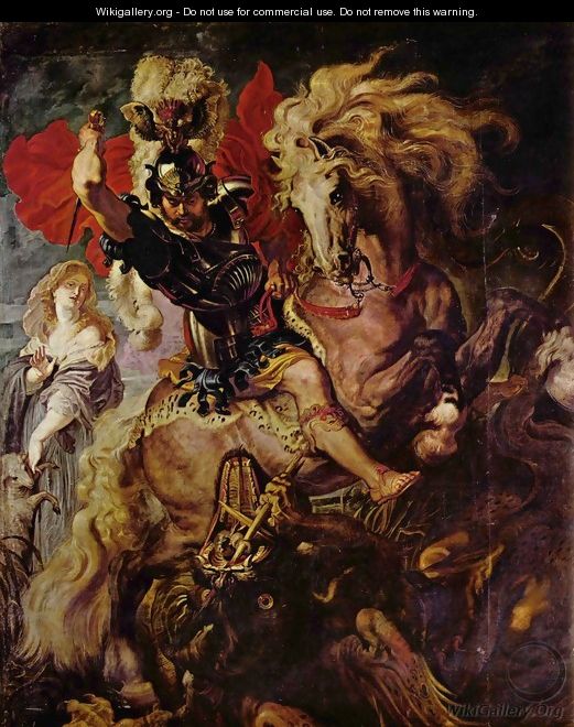 St. George and the Dragon - Peter Paul Rubens