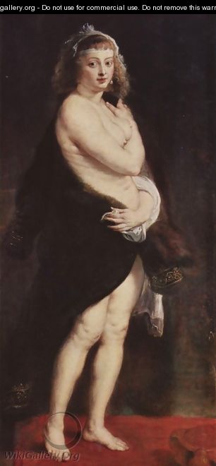 Helen Fourment in Furs - Peter Paul Rubens
