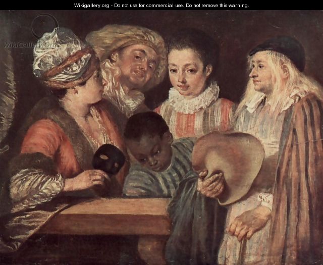 Maskerade - Jean-Antoine Watteau