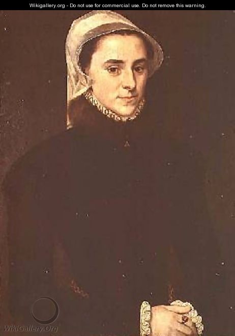 Portrait of Jeanne Lullier 1557 - Anthonis Mor Van Dashorst