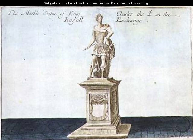 Marble Statue of King Charles II 1630-85 - Robert Morden