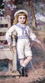 Boy with a Hoop 1875 - John Collingham Moore