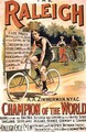 Poster advertising cycles Raleigh - T. Moore