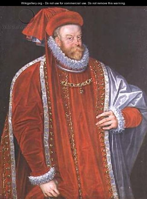 Portrait of Vratislav of Pernstein 1530-82 - Anthonis Mor Van Dashorst