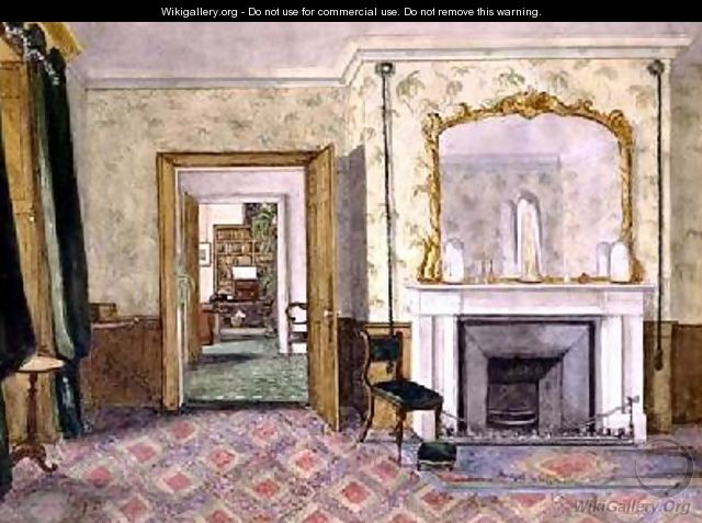 Michael Faradays flat at the Royal Institution 1850-55 - Harriet Jane Moore