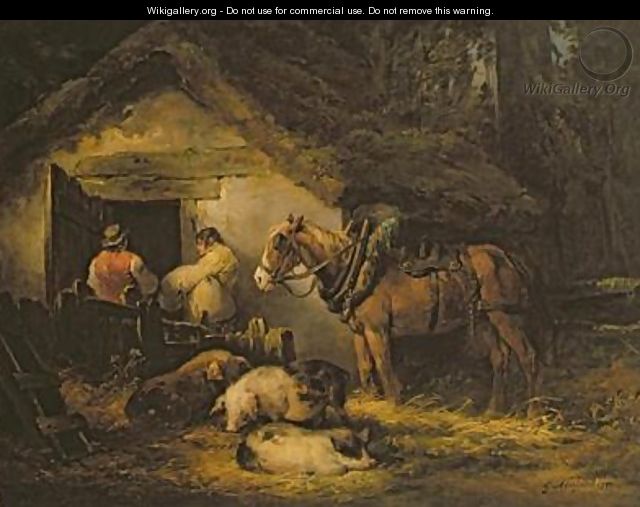 The Stable Door 1791 - George Morland