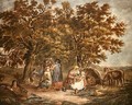 The Gipsies Tent - George Morland