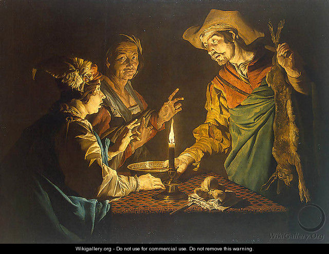 Esau and Jacob 1640-1650 - Matthias Stomer