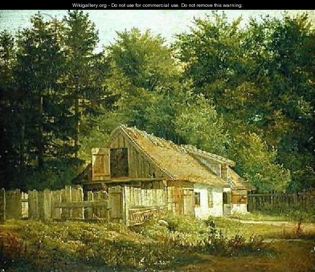 A House in the Frederiksdal Forest near Copenhagen 1828 - Christian Morgenstern