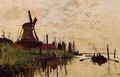 Windmill at Zaandam 1 - Claude Oscar Monet
