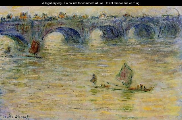 Waterloo Bridge 1 - Claude Oscar Monet