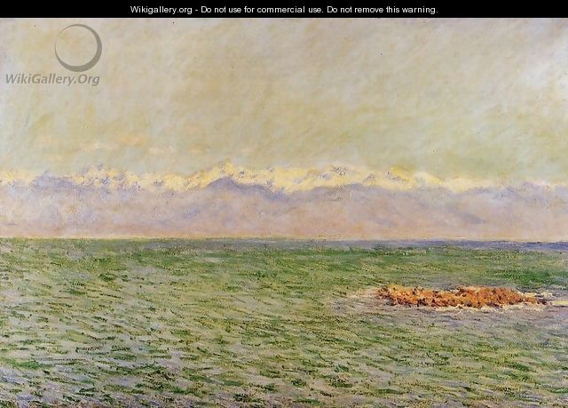The Sea and the Alps - Claude Oscar Monet