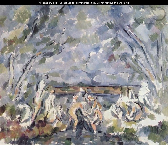 Bathers 7 - Paul Cezanne