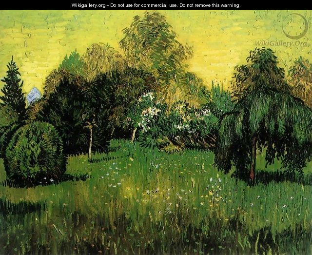 Public Park with Weeping Willow - Vincent Van Gogh