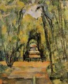 Tree Lined Lane at Chantilly - Paul Cezanne