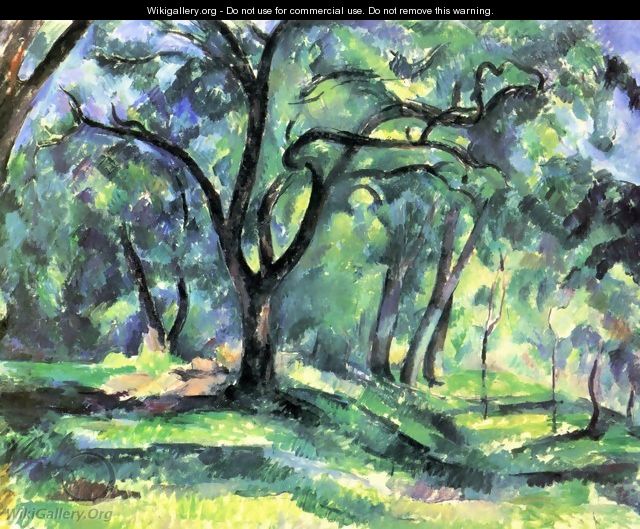 Small forest - Paul Cezanne