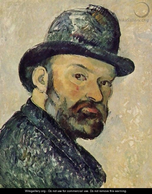Self-portrait 1887 - Paul Cezanne