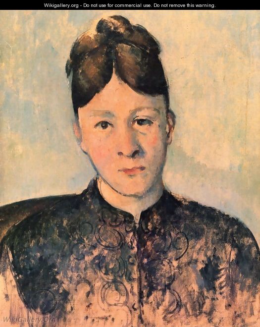 Portrait of Mme Cézanne - Paul Cezanne