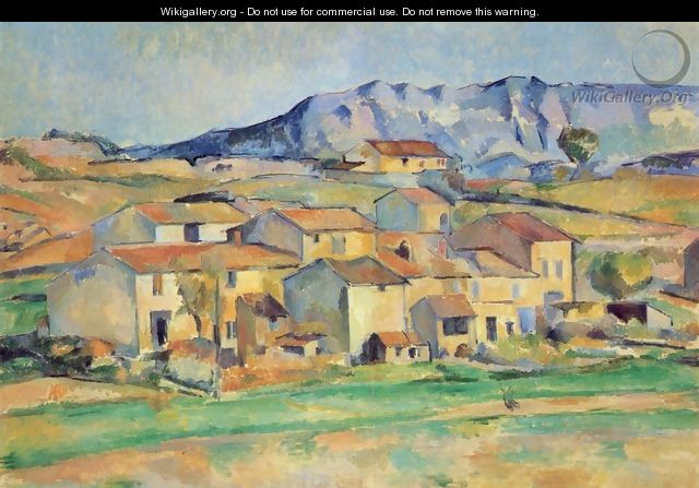 Mountain Saint-Vicoire seen from Gardanne - Paul Cezanne