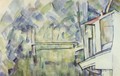 Mill at the river - Paul Cezanne