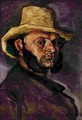 Man with the strohhut - Paul Cezanne