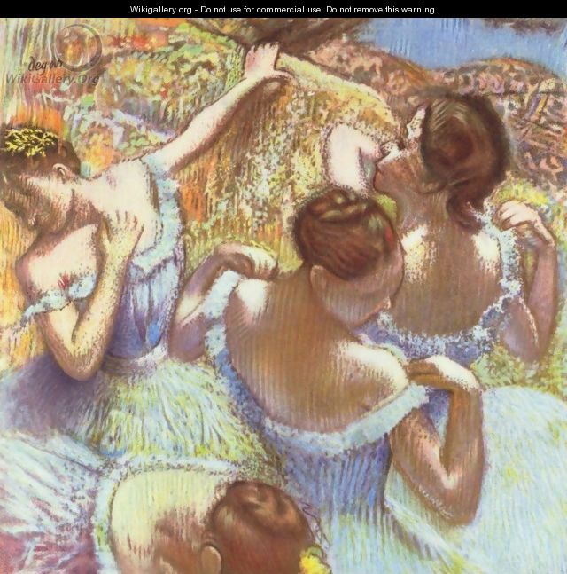 The Blue Dancers - Edgar Degas