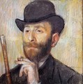 Portrait of Zacherie Zacharian - Edgar Degas