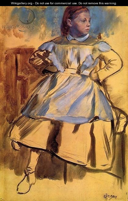 Portrait of Giulia Belleli 2 - Edgar Degas