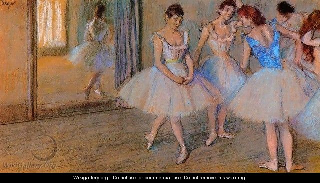 Dancers in a Studio 2 - Edgar Degas